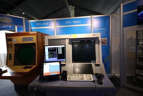 The exhibition shows historical technology used in ATC