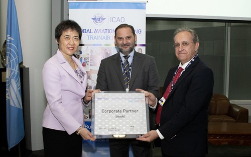 The signing event featured the acting Minister of Works, José Luis Ábalos, ENAIRE's Managing Director, Ángel Luis Arias, and the Secretary General of the ICAO, Dr Fang Liu.