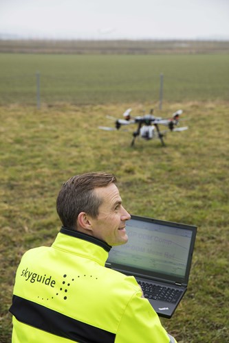 skeyes uses CNS drone developed by Skyguide