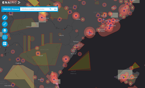 ENAIRE manages more than 1,000 drone operations in airspace