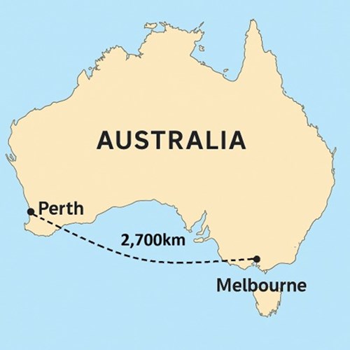 Secure remote link facilitates training between positions 2700km apart