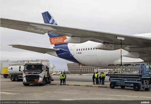 Aviation leaders launch first in-flight 100% sustainable aviation fuel emissions study on commercial passenger jet