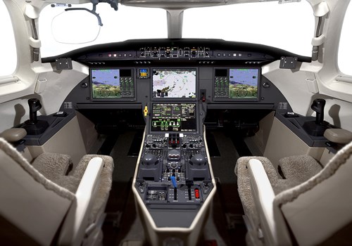 Falcon F7X cockpit Altys Technologies