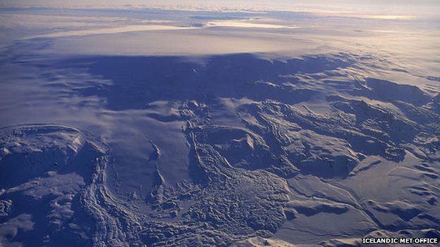 Bárðarbunga, Vatnajökull ice-cap, in 1996.