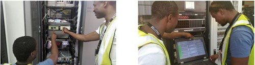 Copperchase engineers provided onsite training for the airport engineers 