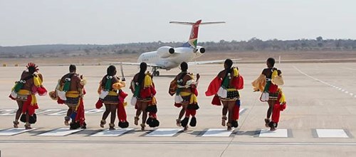 Maiden flight takes off at KMIII International Airport