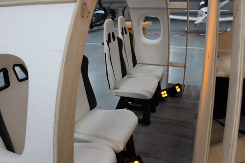 Cabin Model of Cosmic Skylark