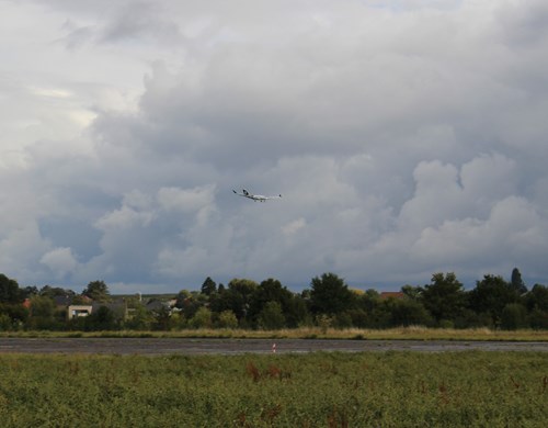 CX-2 final approach to land.