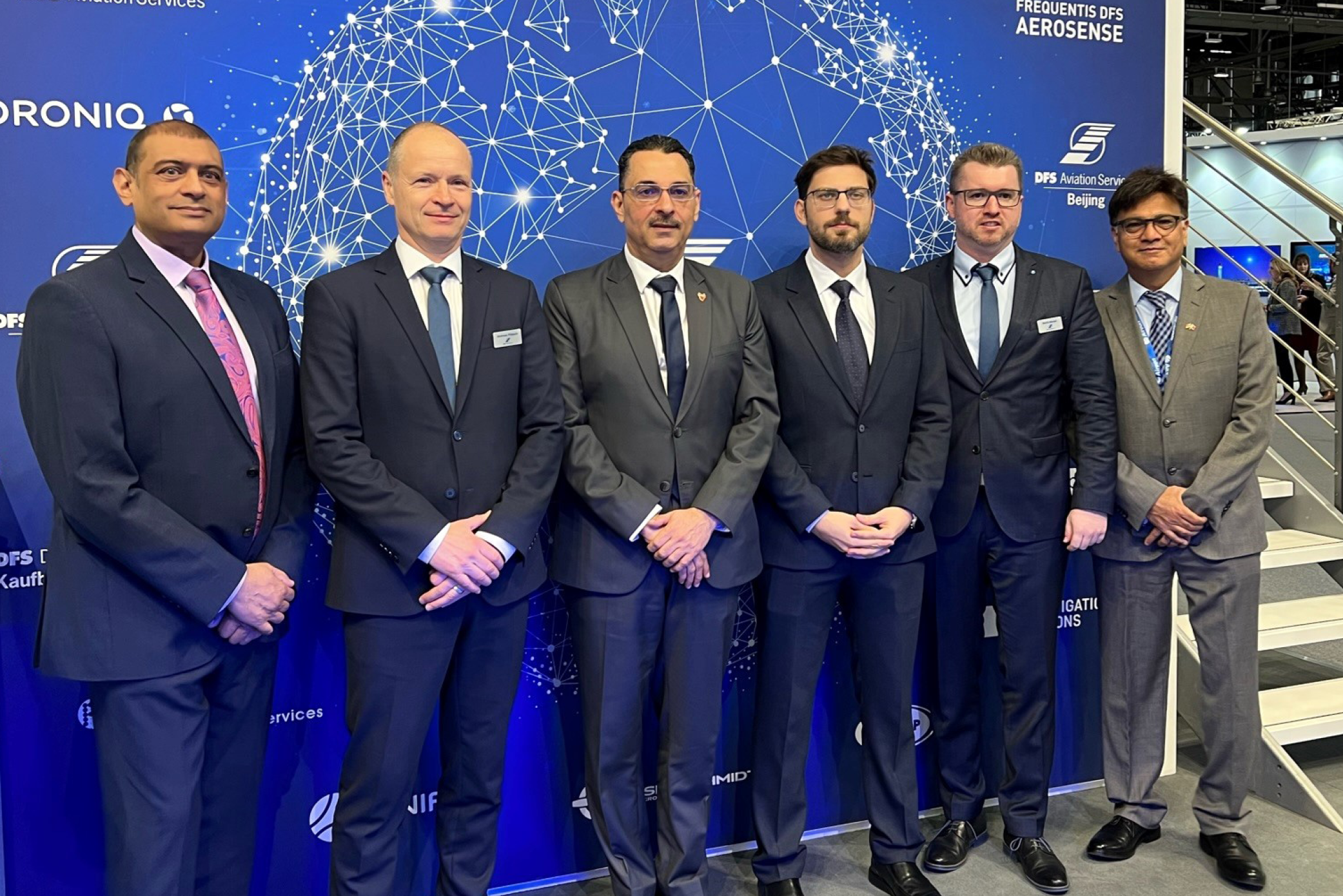 Our colleagues from DAS Bahrain were very pleased to meet Hussain Ahmed Al-Shuail (Acting Under-Secretary Civil Aviation, BCAA) and Yaseen Al-Sayed (Director Air Navigation Services, BCAA) in person at Airspace World in Geneva on 8 March.
