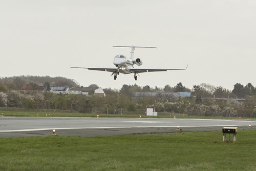 First SBAS approach in Germany at Bremen Airport on 6 April 2017. 