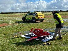 The EUREKA project flies a drone with medical supplies between the Palma de Mallorca Airport and the Son Albertí Aerodrome