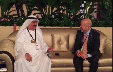 FAA Administrator Michael Huerta meets with His Excellency Mohammed Al Ahi, Director General Dubai Civil Aviation Authority and Chief Executive Officer, Dubai Air Navigation Services.
