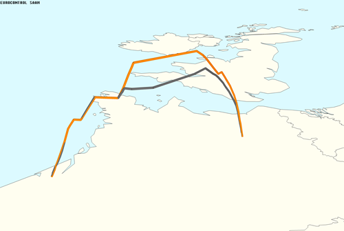 Vertical Flight Efficiency Improvements for 30 City Pairs
