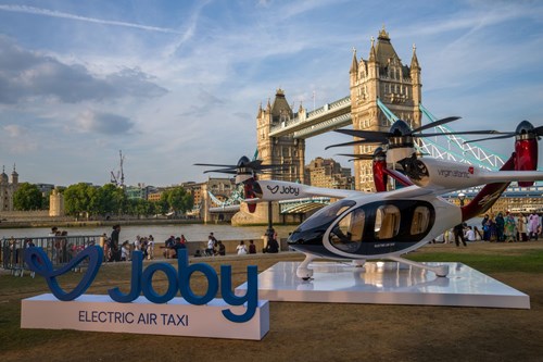 Earlier in July, members of the public had the chance to experience Joby&rsquo;s aircraft firsthand when a full-scale model was displayed at Potters Fields Park in London, directly across from Tower Bridge. 