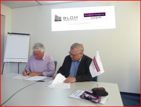 GroupEAD and BLOM have signed a partnership agreement