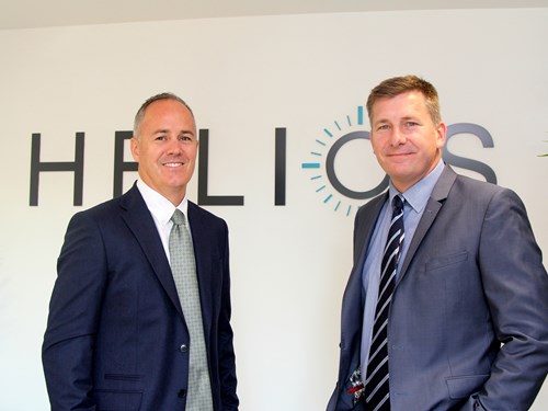 From left to right: Huw Ross and Garyth Lofthouse