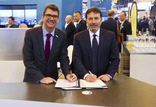 IDS MoU-IDS-NATS - Martin Rolfe-NATS Chief Executive and Massimo Garbini-CEO of IDS