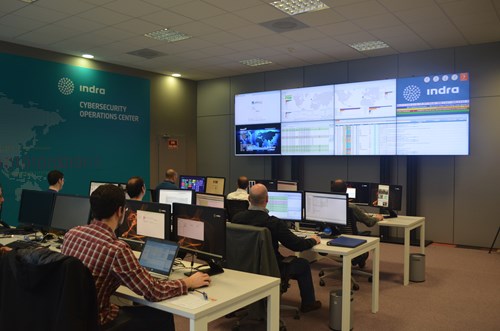 Indra cyber security operations center