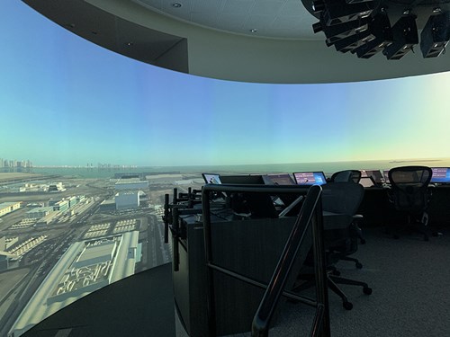ATC TOWER SIMULATOR PROJECT COMPLETED FOR QATAR CIVIL AVIATION AUTHORITY