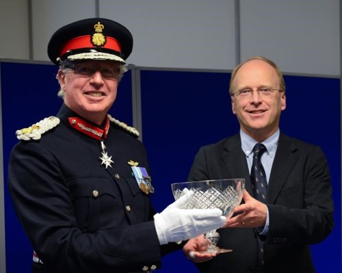 Micro Nav Limited receives Queen’s Award from HM Lord Lieutenant of Dorset