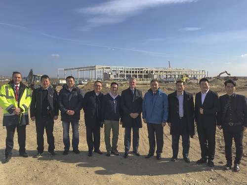 Pictured from left: József Kossuth, Senior Cargo Manager, Budapest Airport, 6th from the left, René Droese, Director Business Unit Property and Cargo, Budapest Airport, 7th from the left, Li Jiupeng, CEO of Eastern Air Logistics Co., Ltd. (EAL); Chairman of the Board of China Cargo Airlines and Chairman of the Shanghai Cross-border E-commerce Association (SCEA), 9th from the left, Meng Zhibin, General Manager, ACE Logistics Corp., Jared Shen, FCO Station Cargo Manager, China Eastern Airlines and China Cargo Airlines