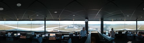 new air traffic control tower at the Region of Waterloo International Airport
