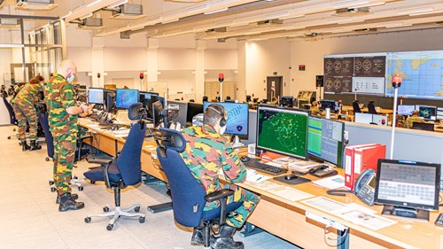 Rohde & Schwarz passes SAT for VCS with high security requirements for Belgium MoD command center. (Photo: Belgian MoD)