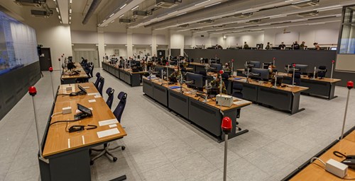 Rohde & Schwarz passes SAT for VCS with high security requirements for Belgium MoD command center. (Photo: Belgian MoD)