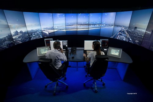 NATS Digital tower control room