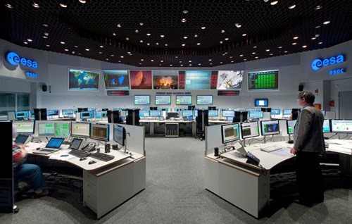 ESOC is the European Space Operations Centre for ESA, the European Space Agency