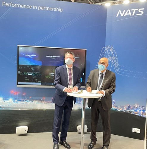 GANS and NATS Middle East sign strategic agreement at World ATM Congress